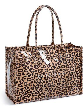 Tote Bag Women’s Kraft Paper Work Handbags Purses with Top Handle